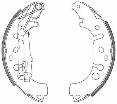 OPEN PARTS bsa210700 -  Комплект тормозных колодок